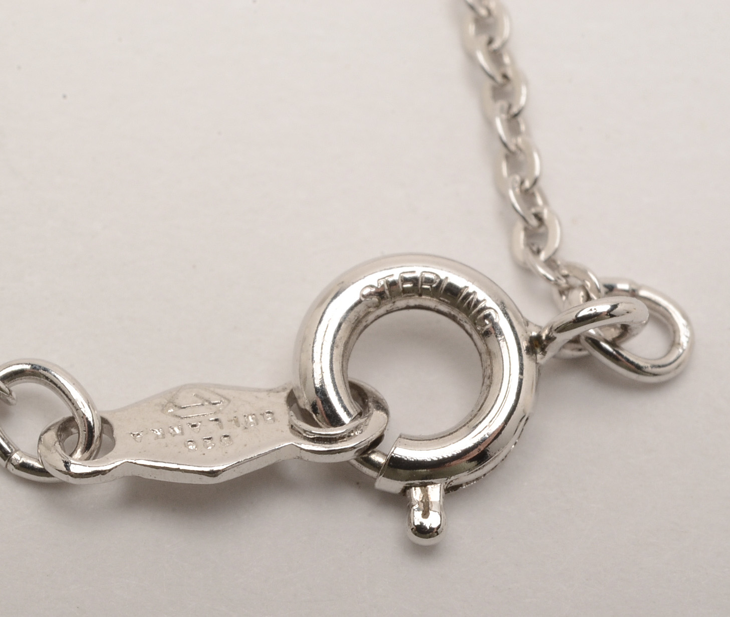 Sterling Silver Rings and Pendant Necklaces with Cubic Zirconia and Glass Stones