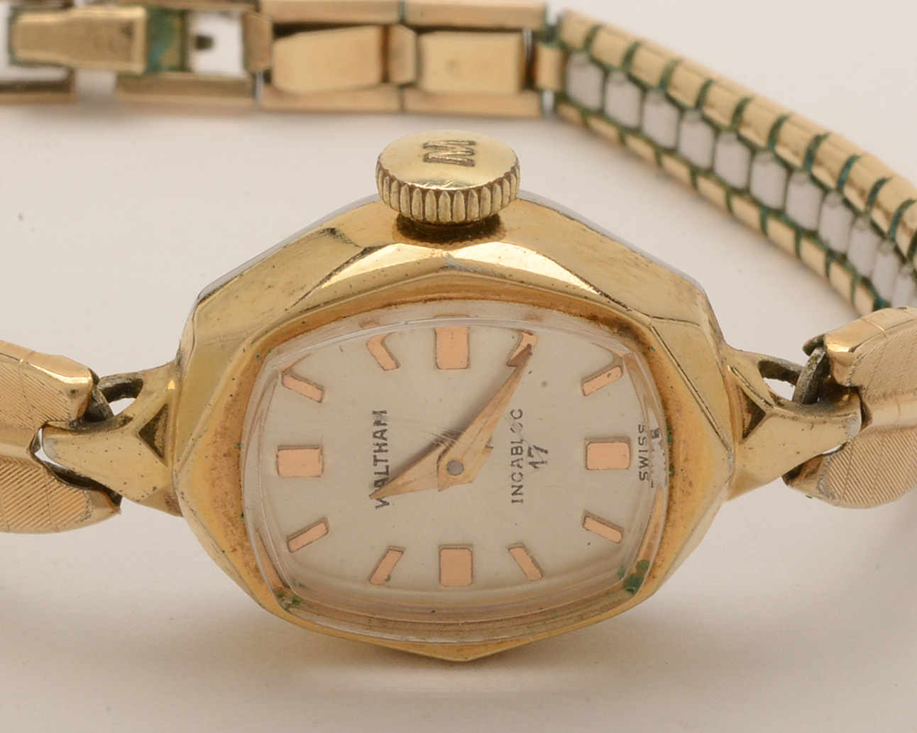 Two Vintage Waltham Incabloc 17 Watches