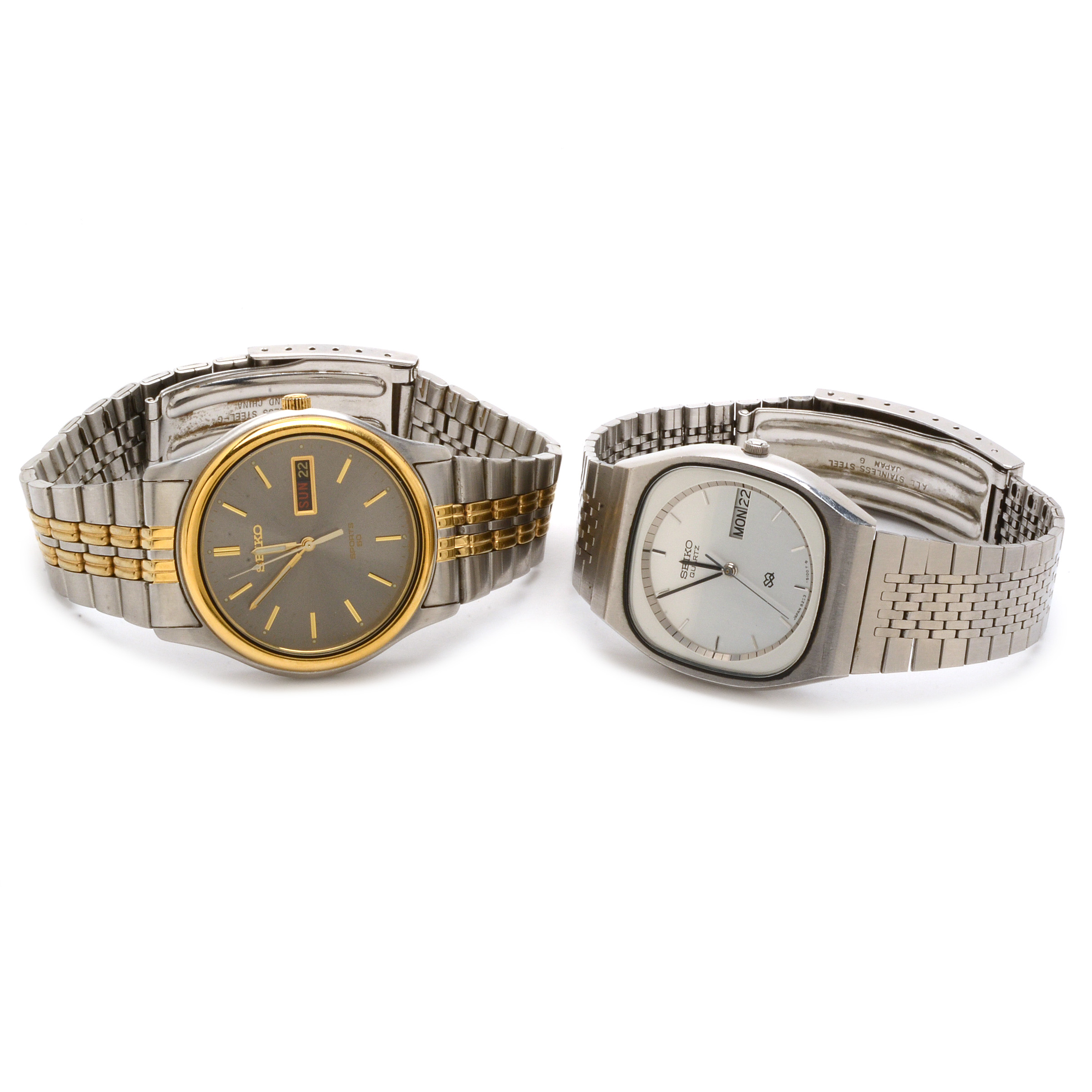 Vintage Seiko Sports 50 and S2 Watches