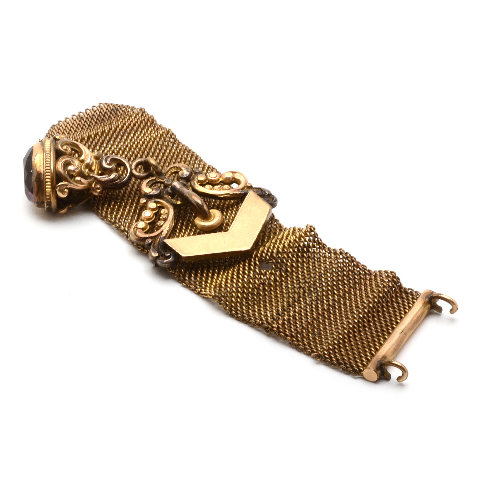 Victorian Era Mesh Slide Bracelet