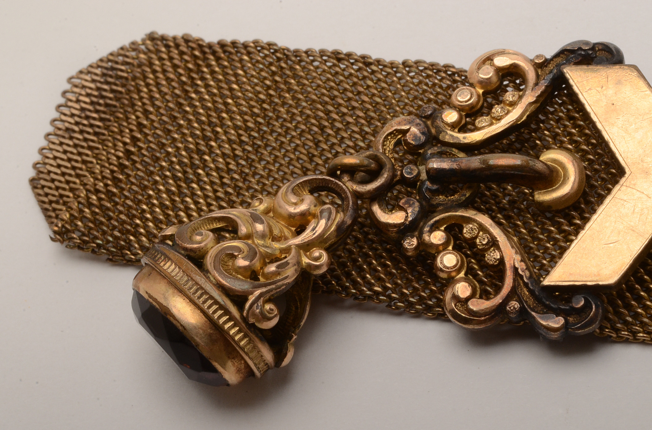 Victorian Era Mesh Slide Bracelet