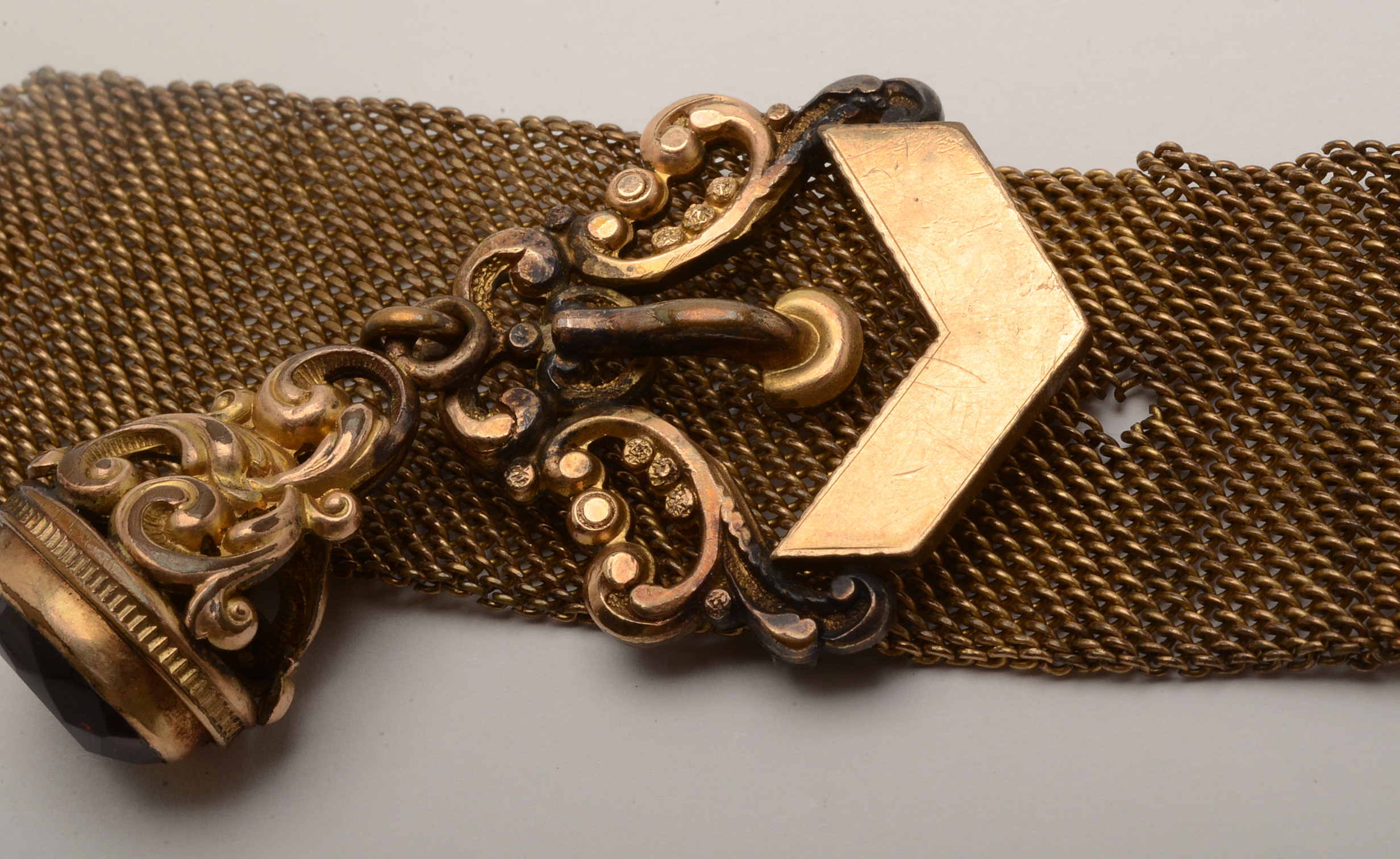 Victorian Era Mesh Slide Bracelet