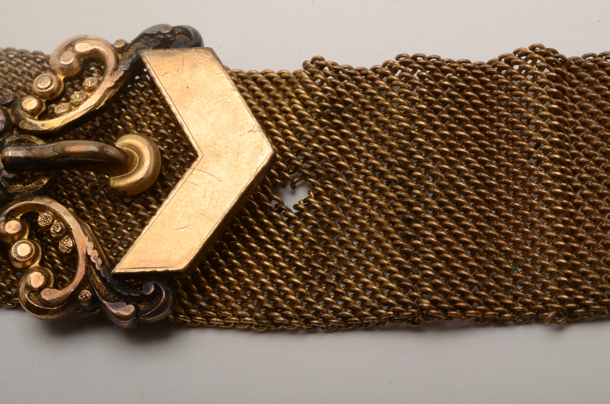 Victorian Era Mesh Slide Bracelet