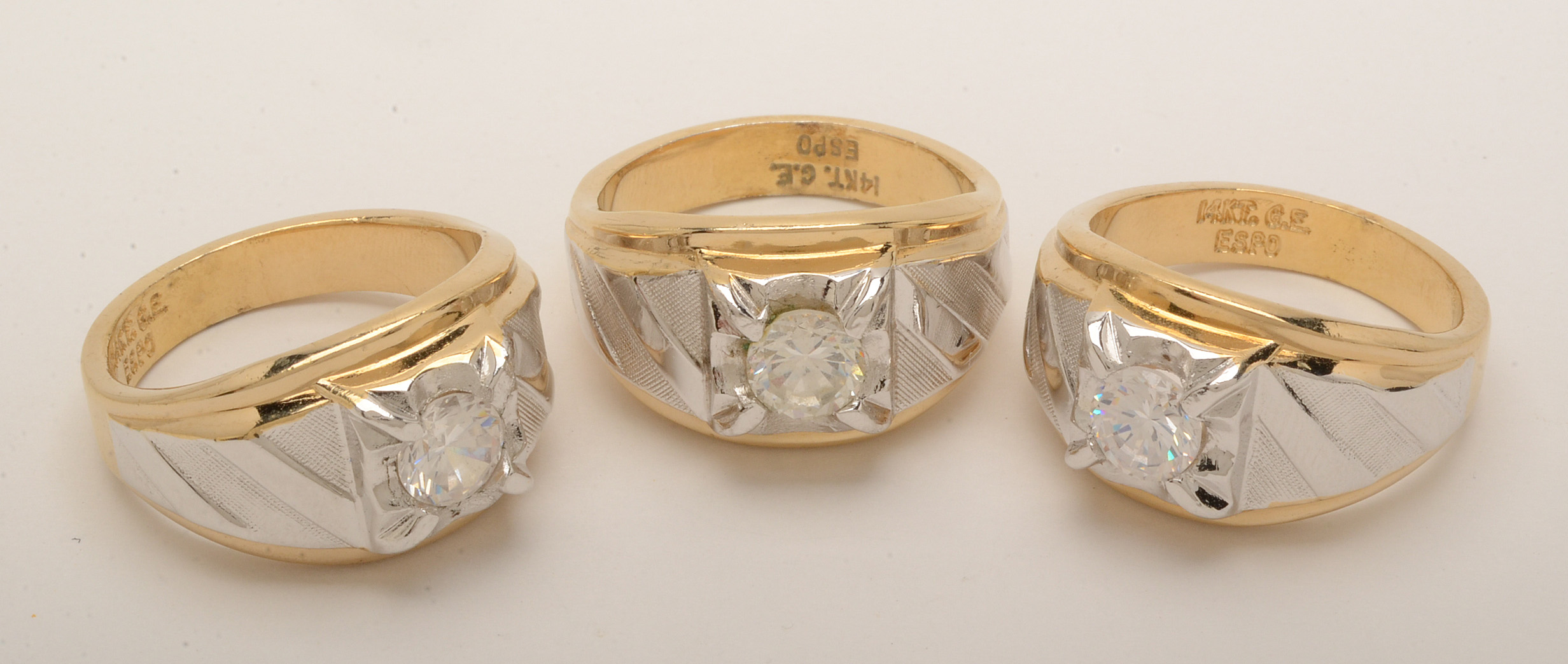 Fashion Rings with 14K and 18K Gold Electroplating
