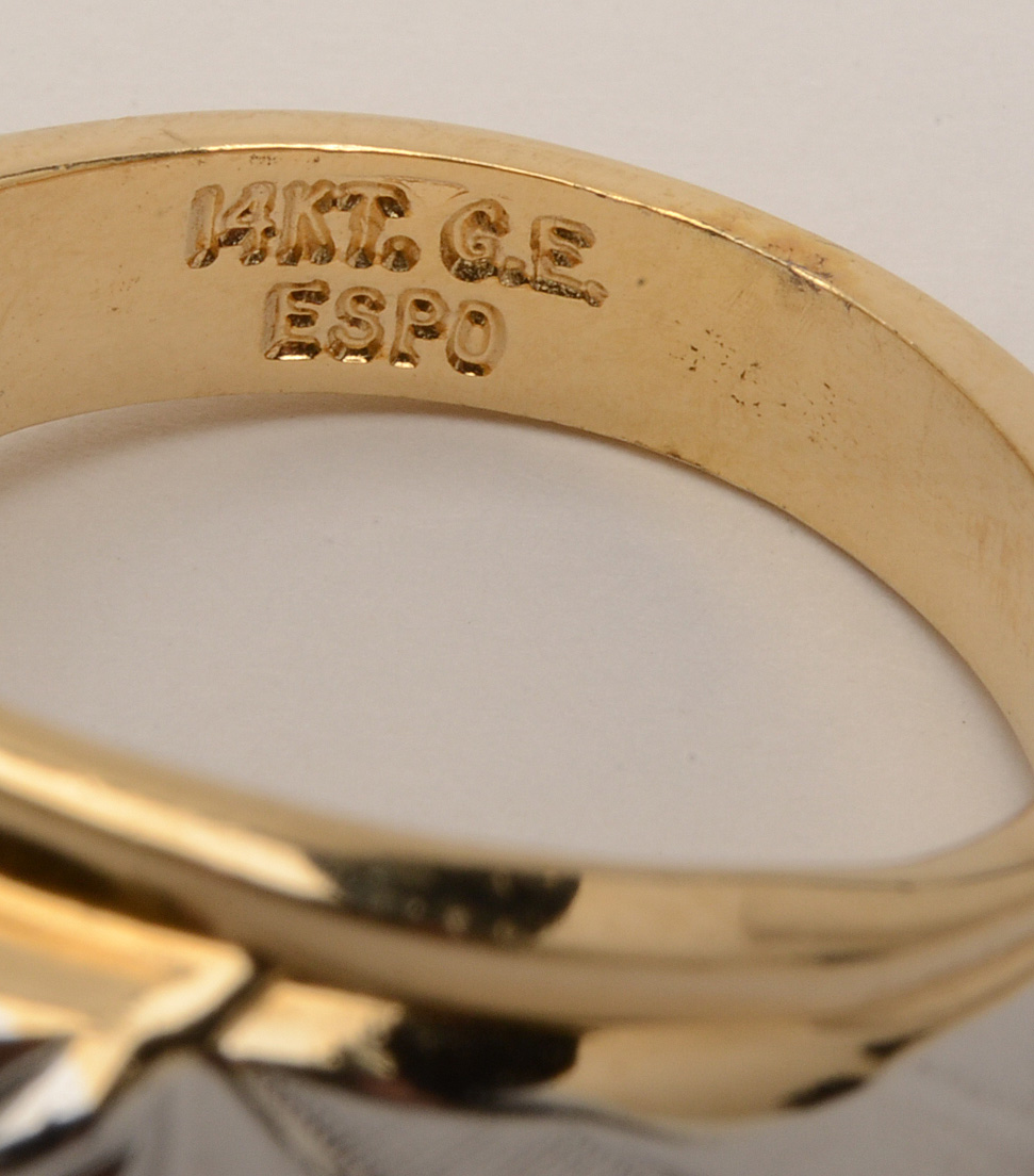 Fashion Rings with 14K and 18K Gold Electroplating