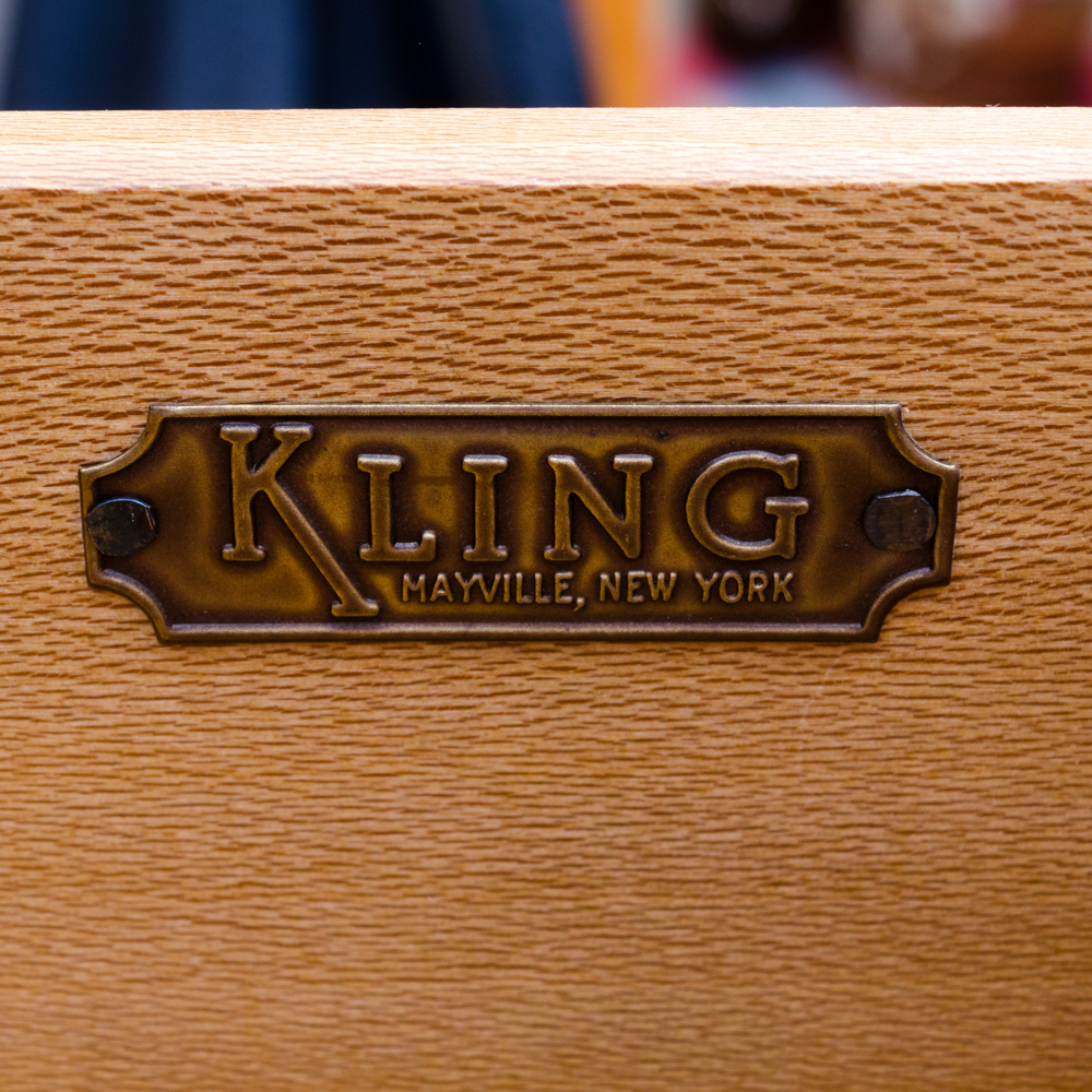 Maple Chippendale Style Four Piece Bedroom Set by Kling