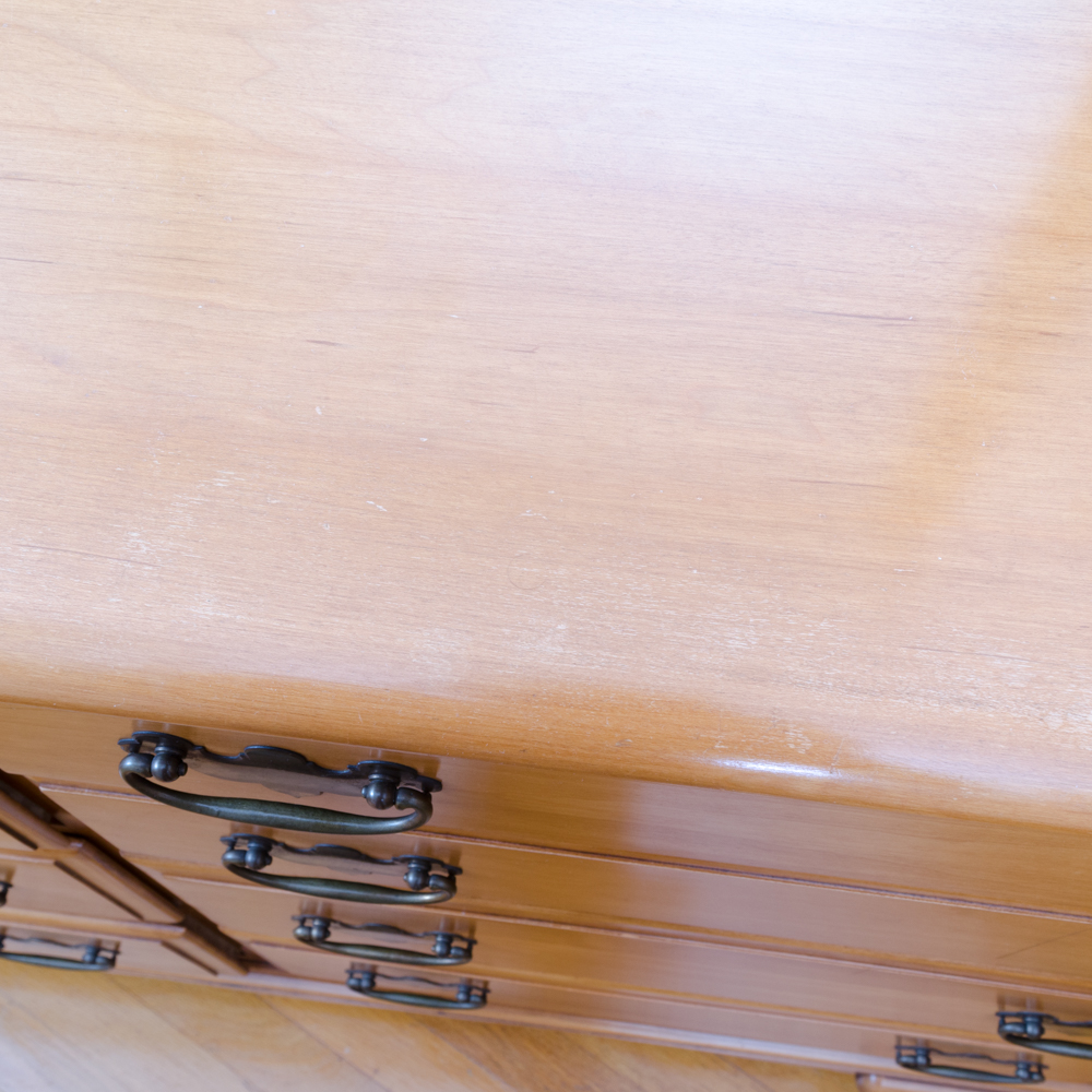 Maple Chippendale Style Four Piece Bedroom Set by Kling