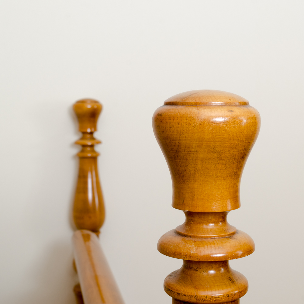 Maple Chippendale Style Four Piece Bedroom Set by Kling