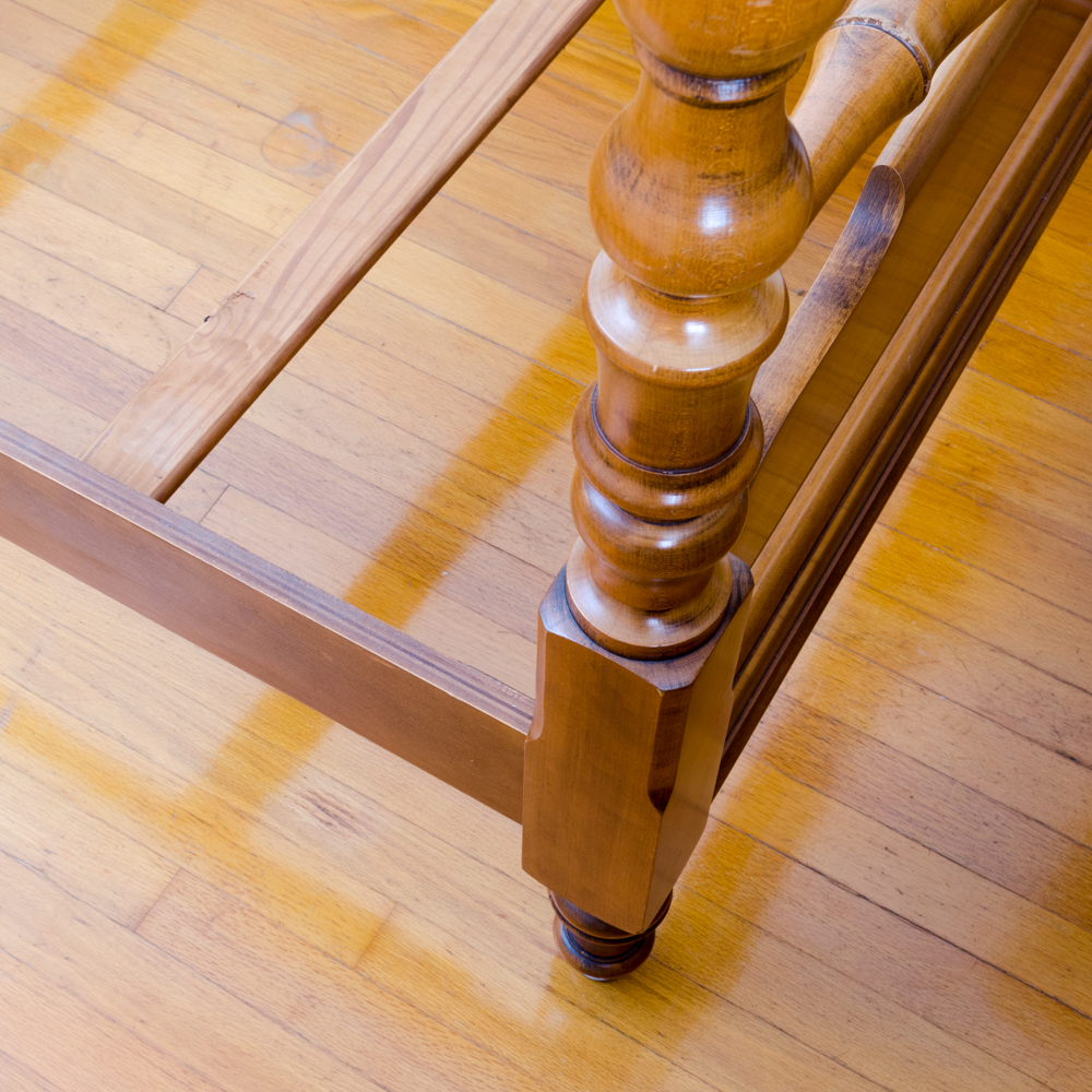 Maple Chippendale Style Four Piece Bedroom Set by Kling