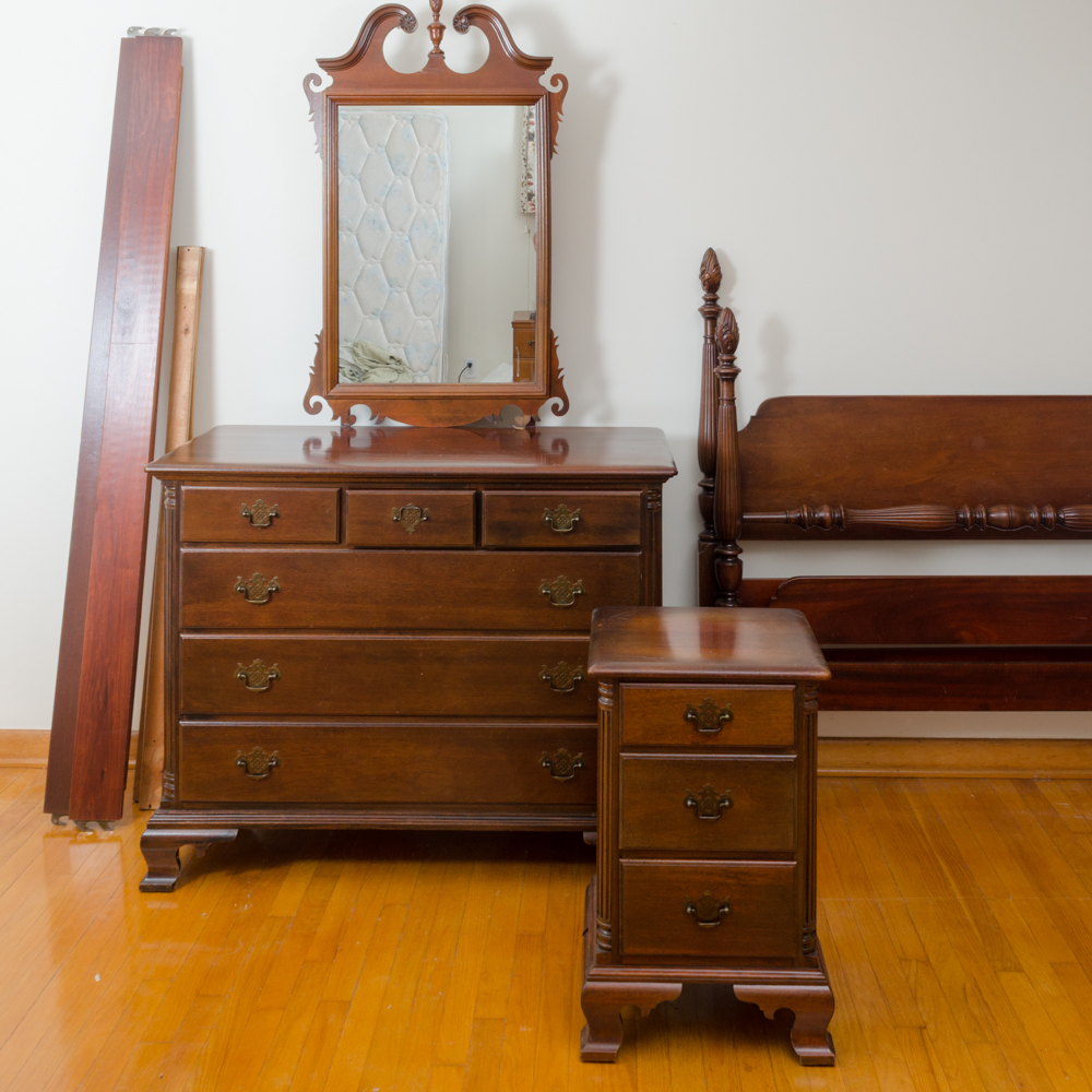 Federal Style Three-Piece Bedroom Set