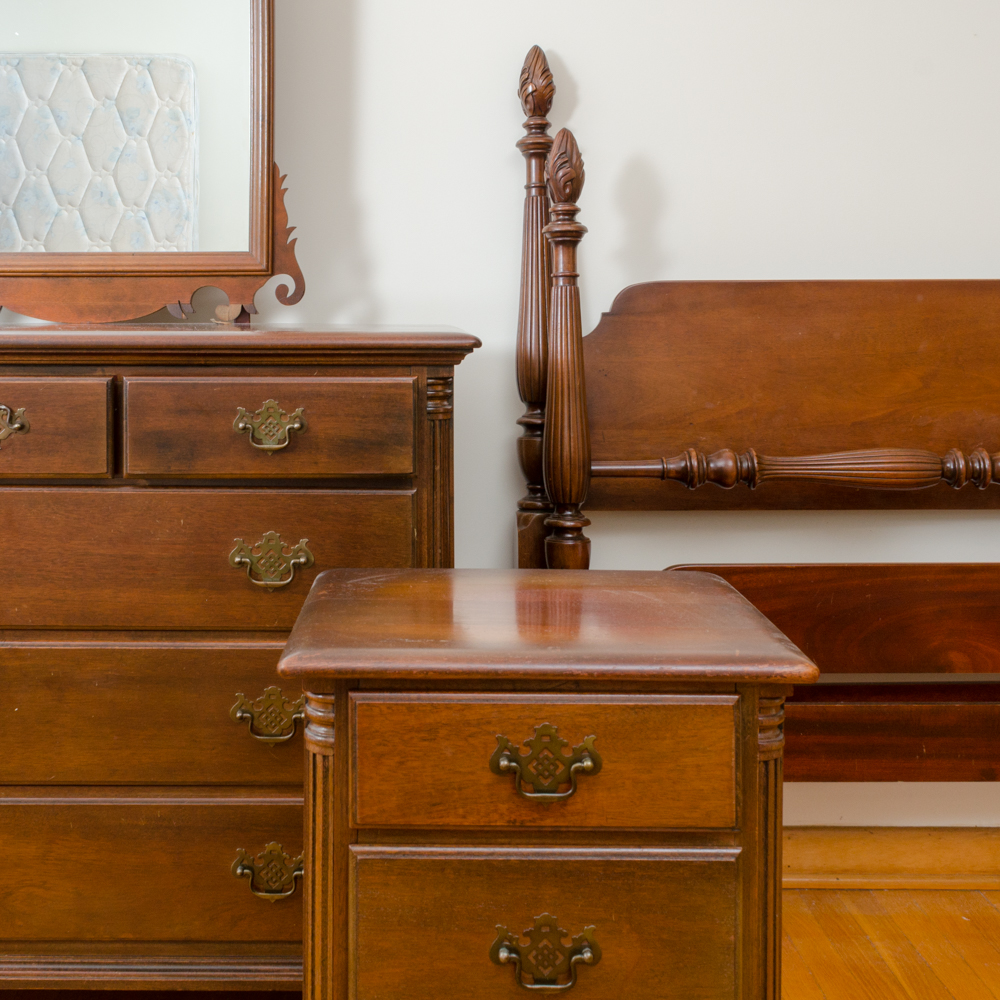 Federal Style Three-Piece Bedroom Set