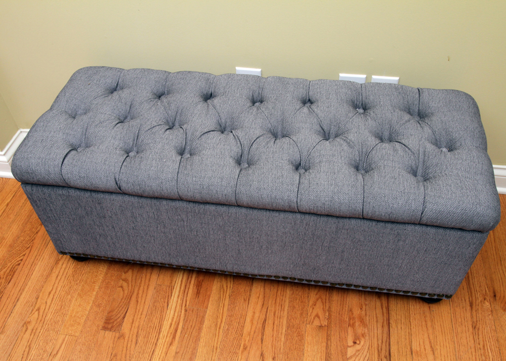 Upholstered Storage Bench by Tainoki.