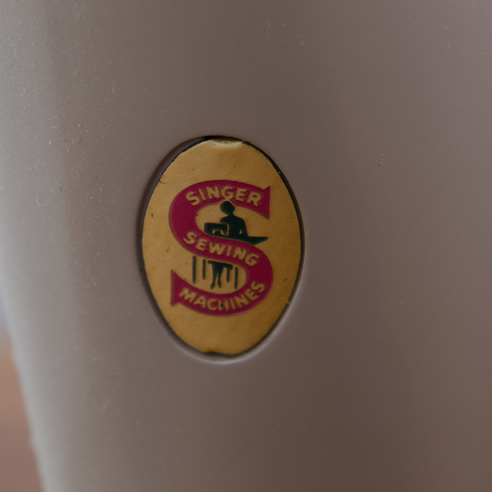 Singer "Slant-O-Matic 500" Sewing Machine with Cabinet