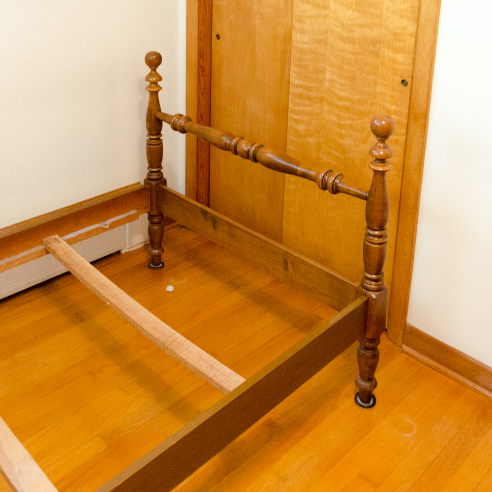 Maple American Colonial Style Two-Piece Bedroom Set by Roger Conant Group