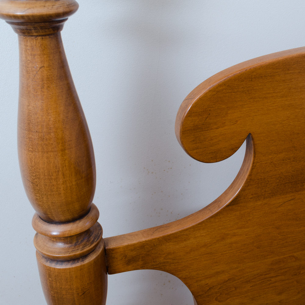 Maple American Colonial Style Two-Piece Bedroom Set by Roger Conant Group