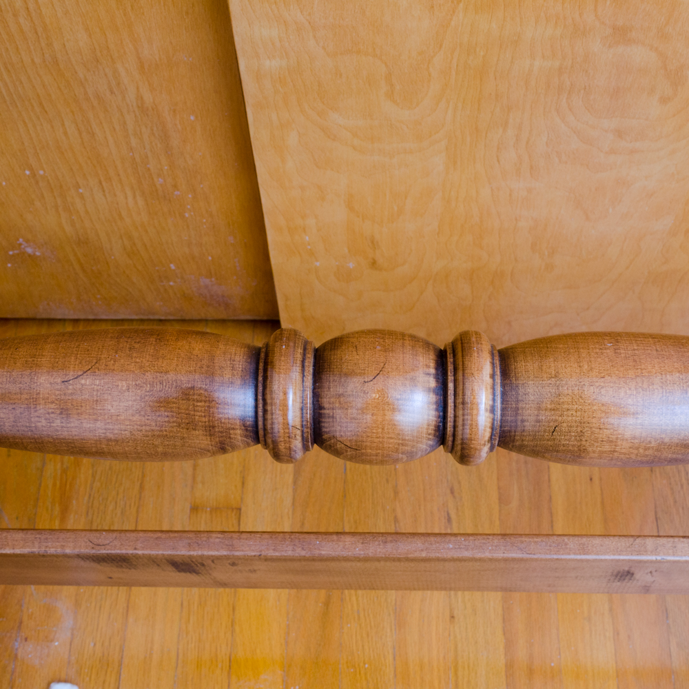 Maple American Colonial Style Two-Piece Bedroom Set by Roger Conant Group