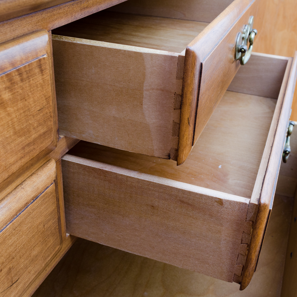 Maple American Colonial Style Two-Piece Bedroom Set by Roger Conant Group