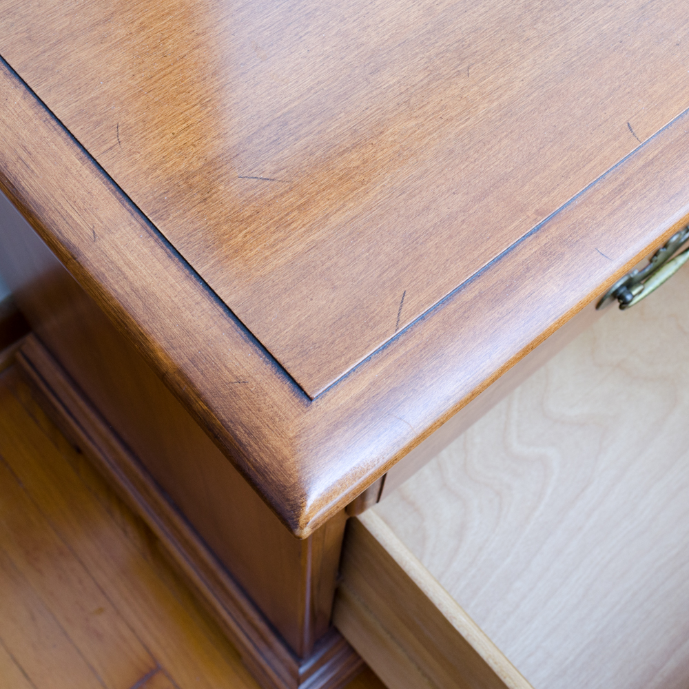 Maple American Colonial Style Two-Piece Bedroom Set by Roger Conant Group