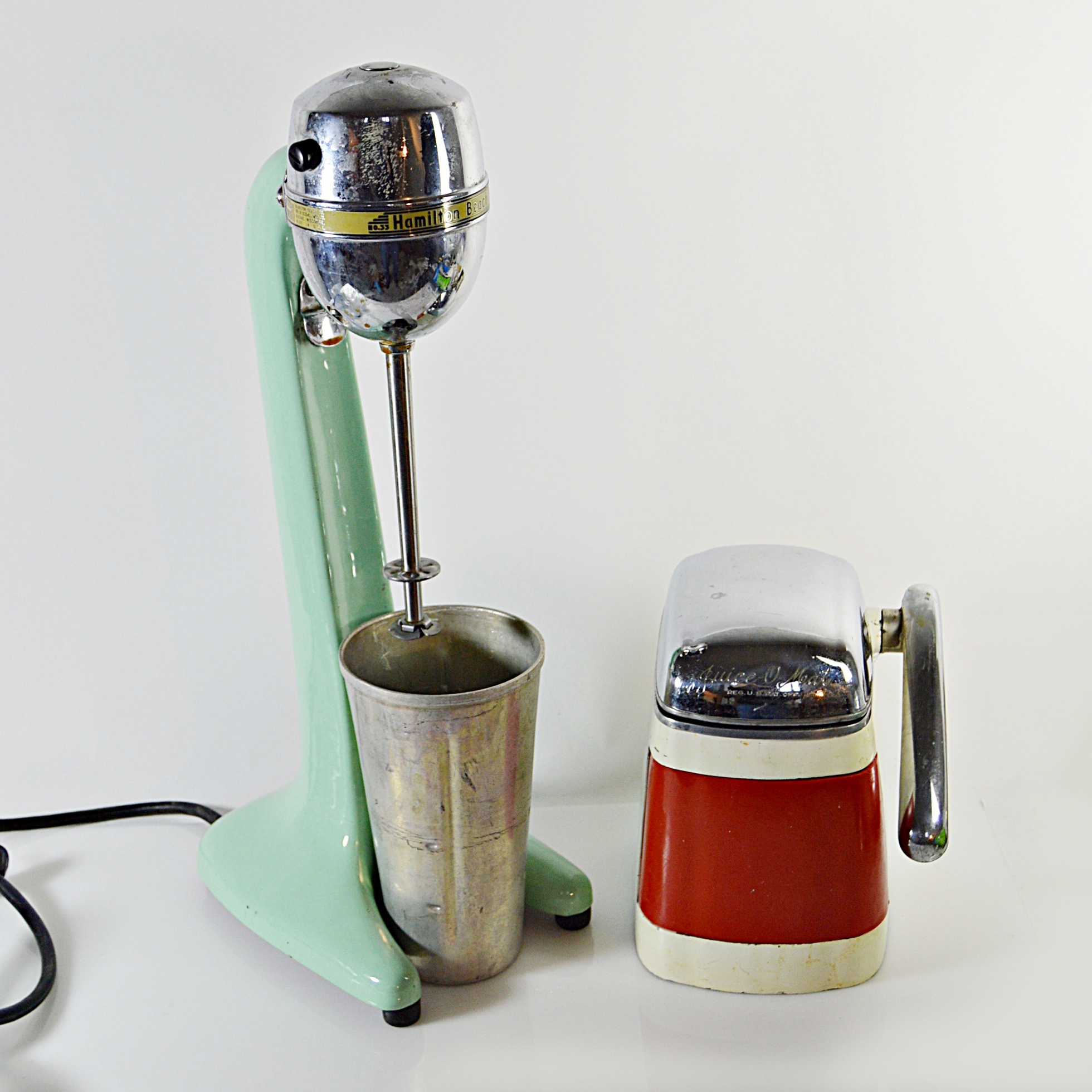 Vintage Hamilton Beach Milkshake Mixer and Vogue "Juice O Mat"