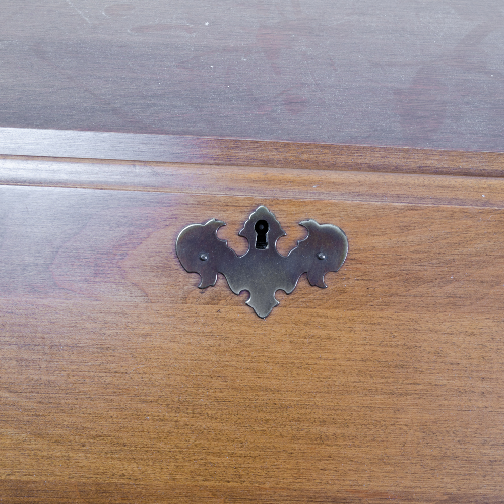 Colonial Style Maple Fall-Front Desk and Chair by Maddox