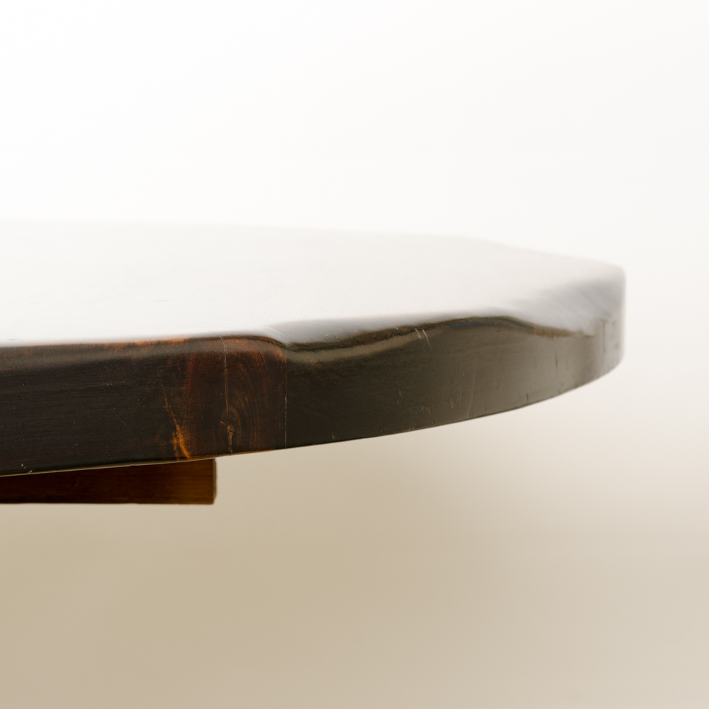 Vintage Pine Table with Leaf Inserts and Captains Chairs