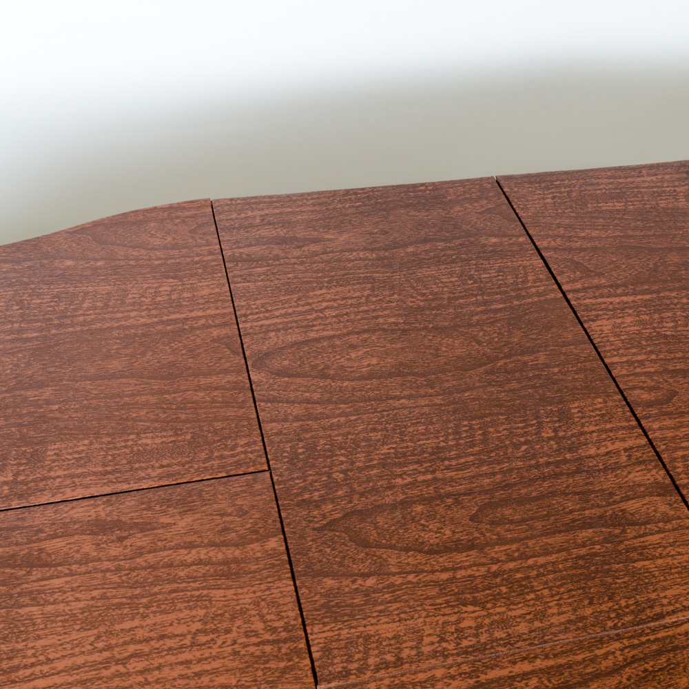 Vintage Pine Table with Leaf Inserts and Captains Chairs