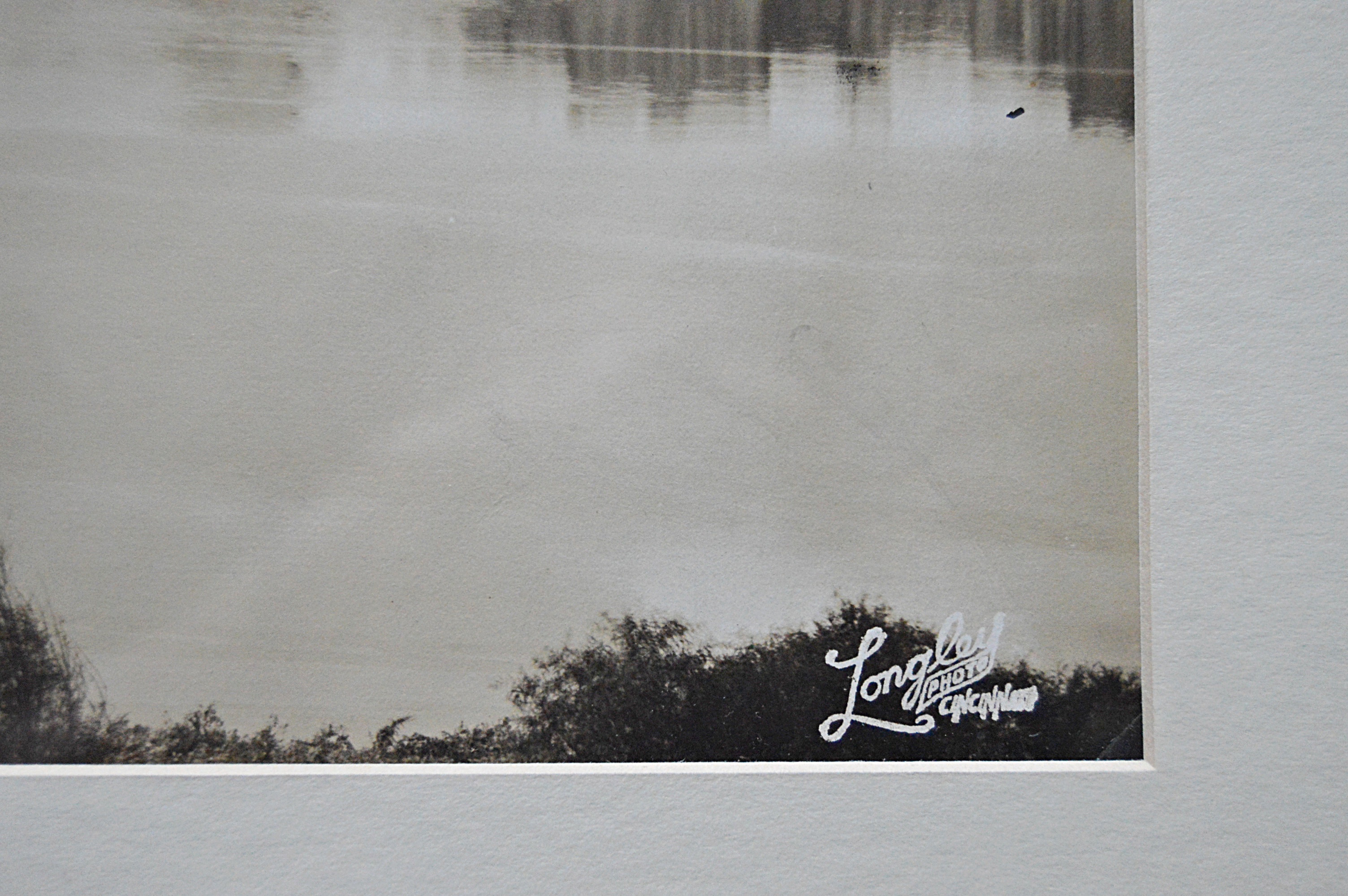 Vintage Chas H. Longley Gelatin-Silver Photograph of Cincinnati Skyline