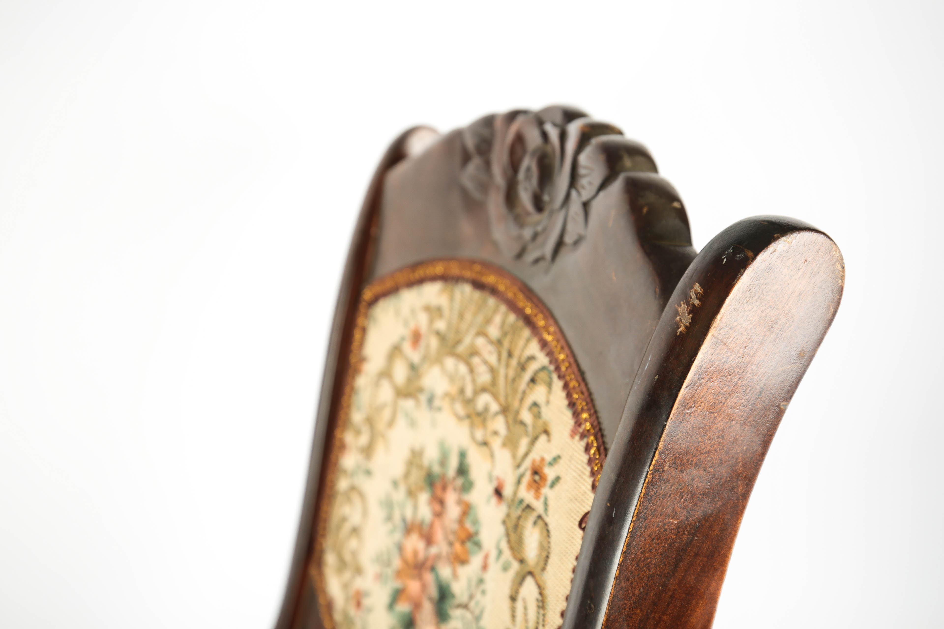 Antique Victorian Folding Rocking Chair