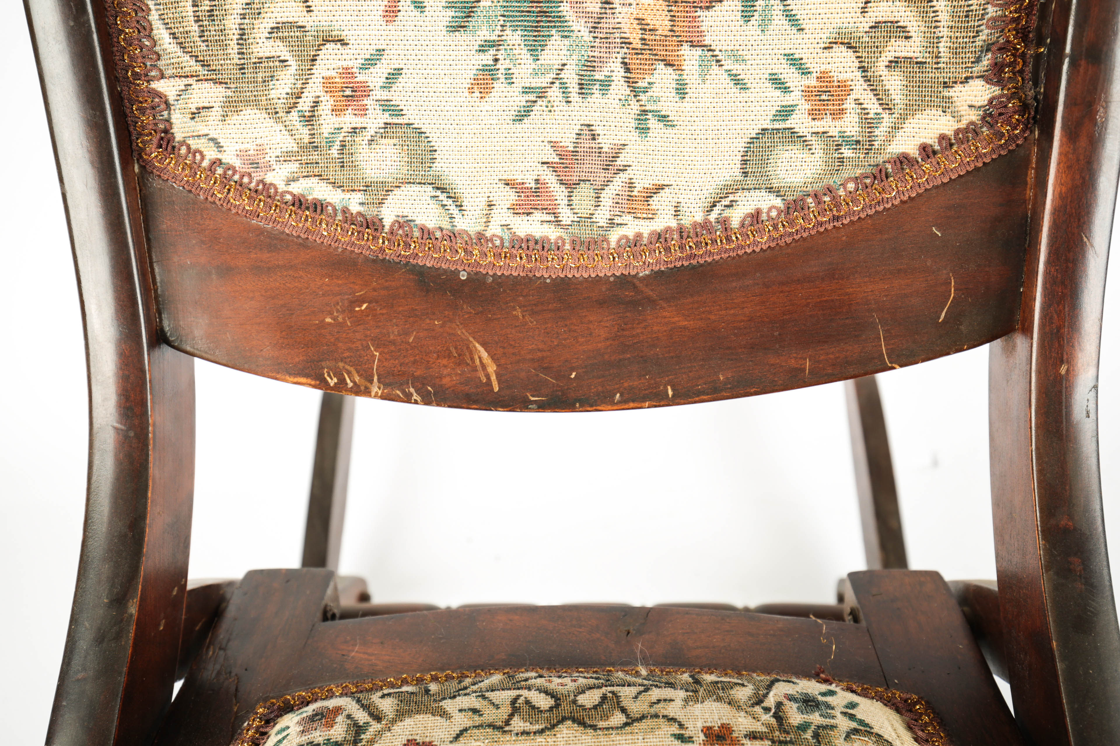 Antique Victorian Folding Rocking Chair