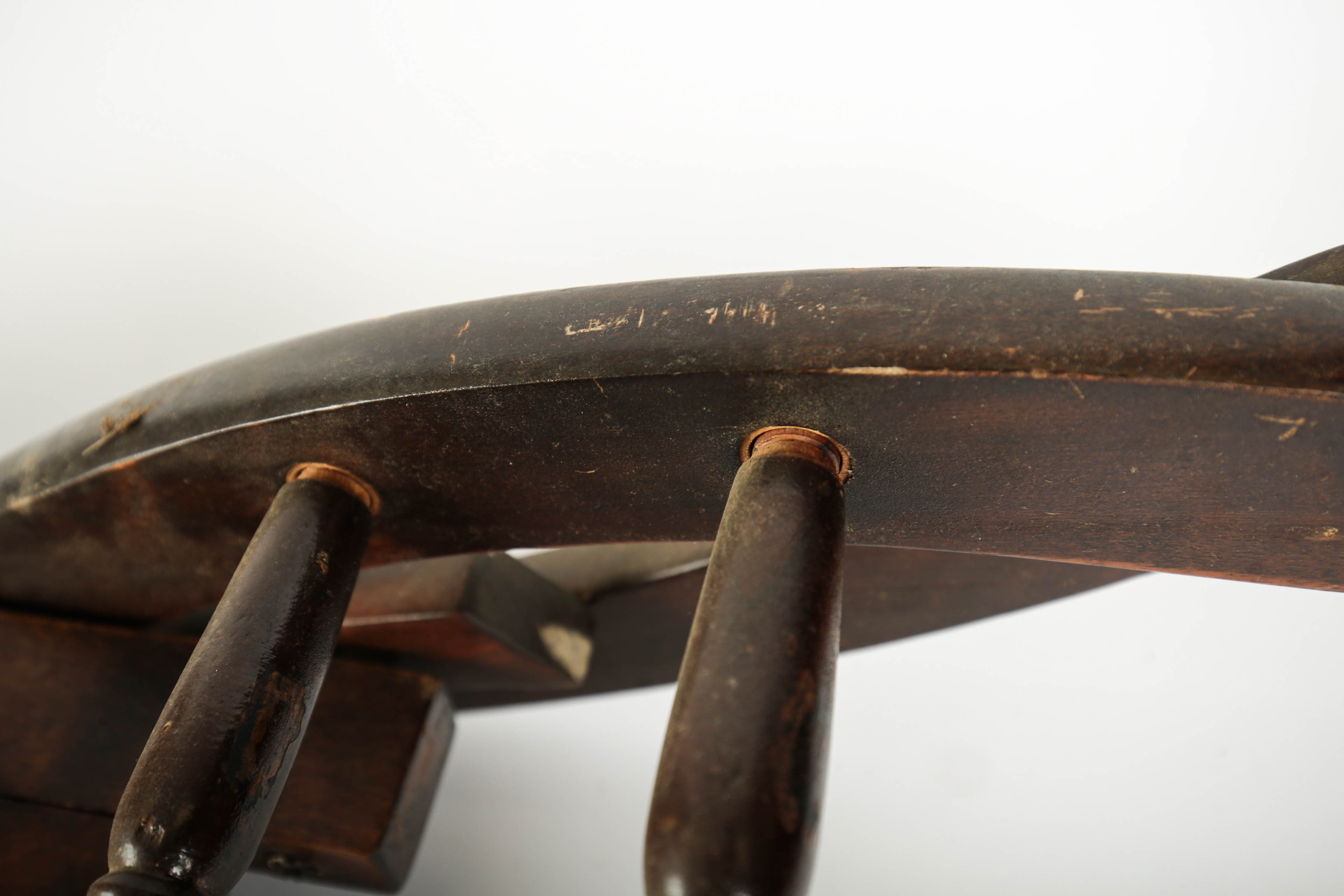 Antique Victorian Folding Rocking Chair