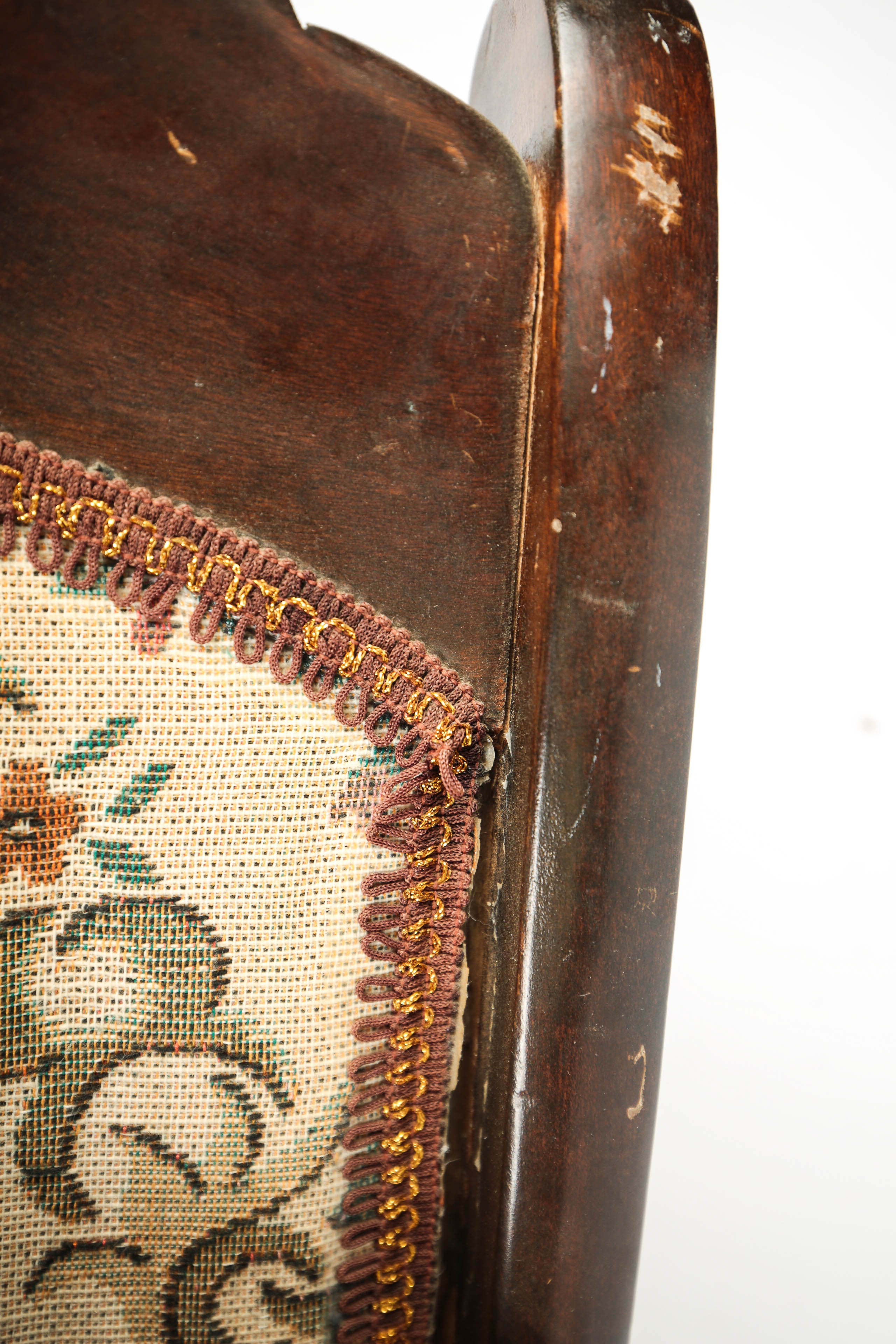 Antique Victorian Folding Rocking Chair