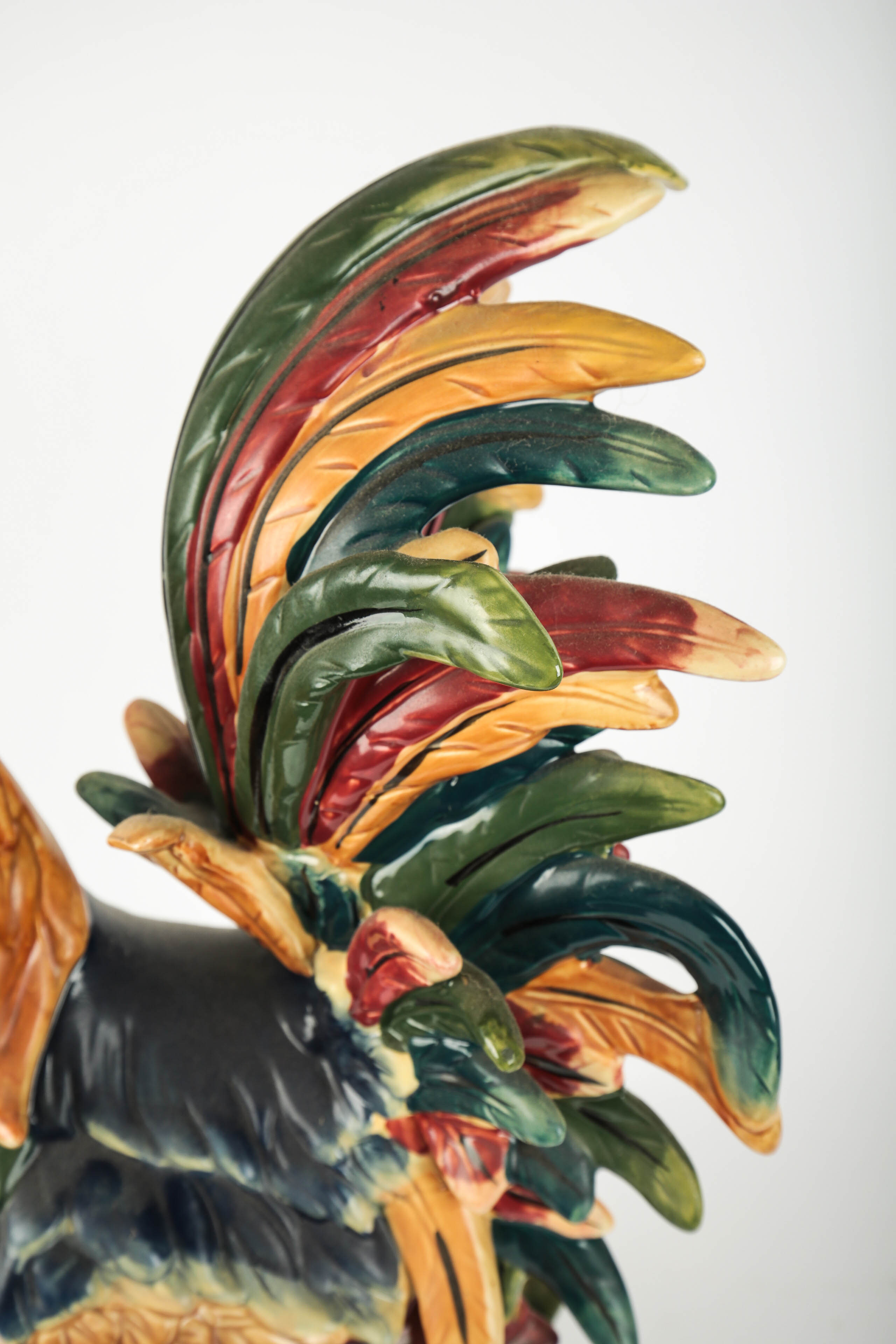 Italian Ceramic Rooster Figurine