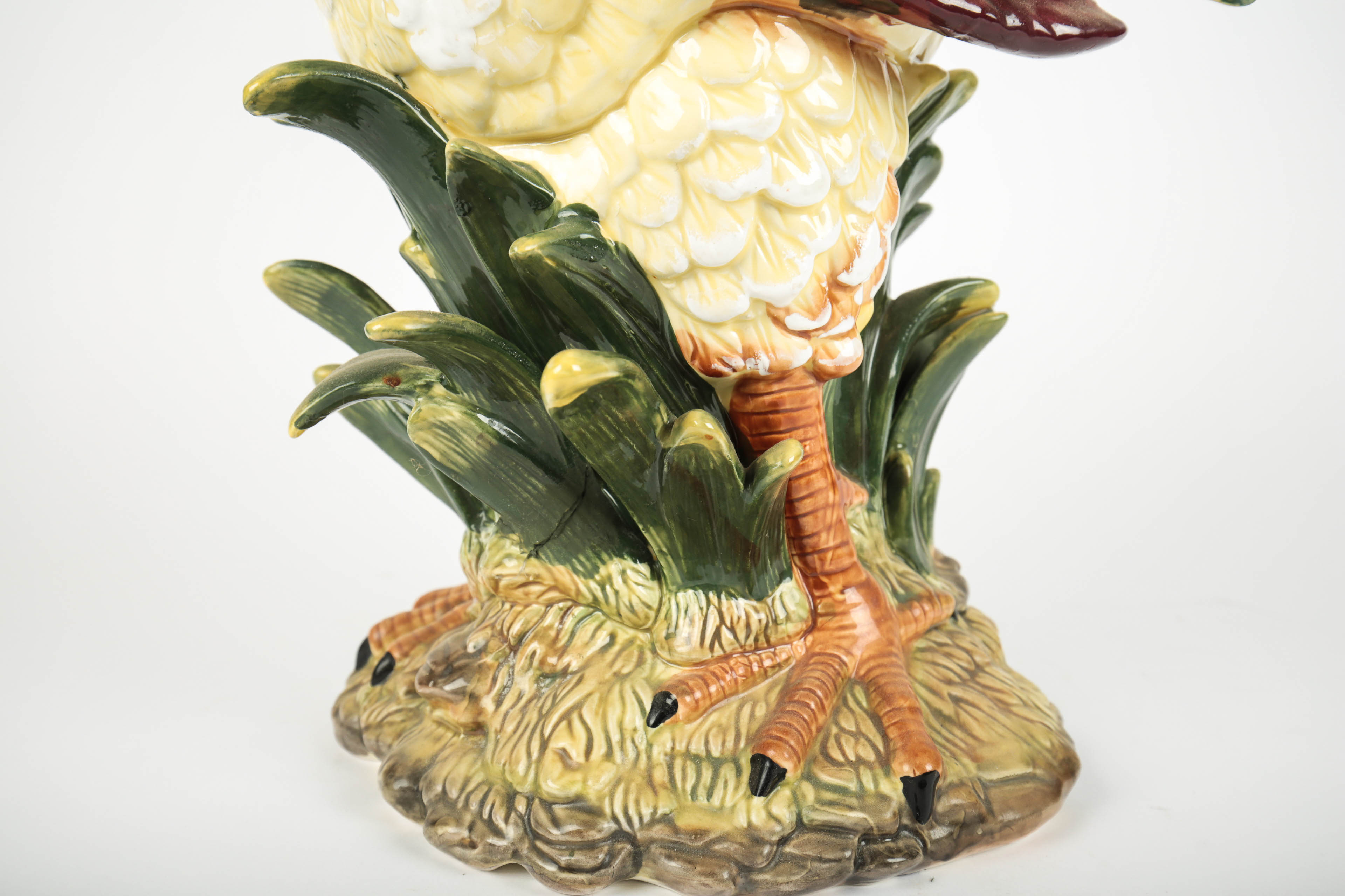 Italian Ceramic Rooster Figurine
