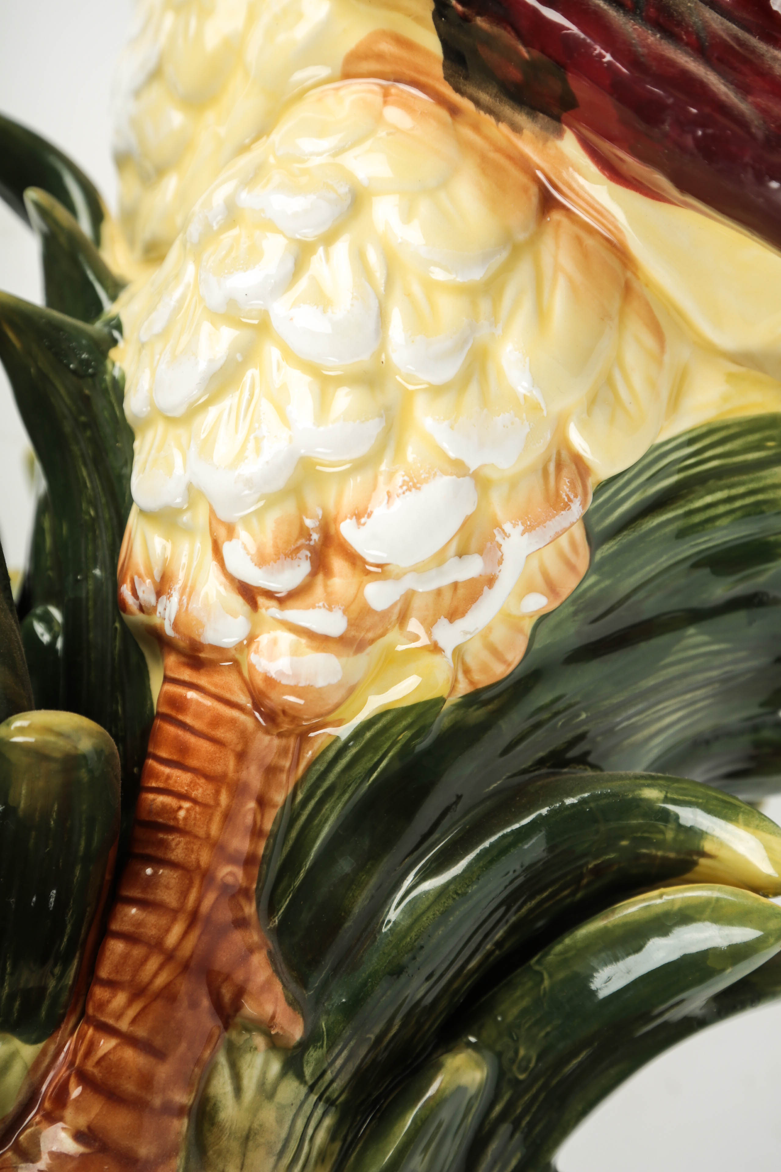 Italian Ceramic Rooster Figurine