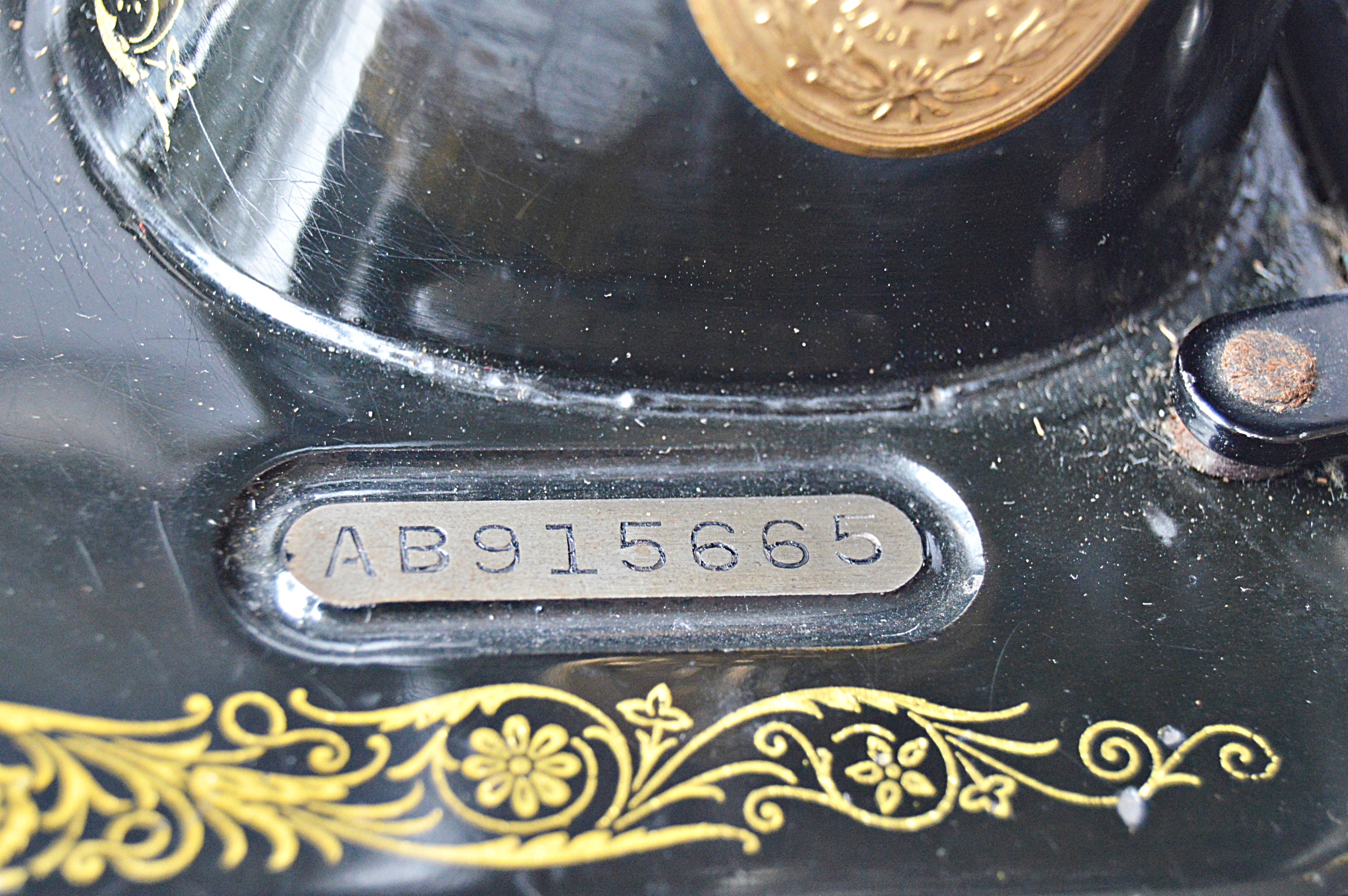 Vintage Singer Model 99 Sewing Machine with Bentwood Case