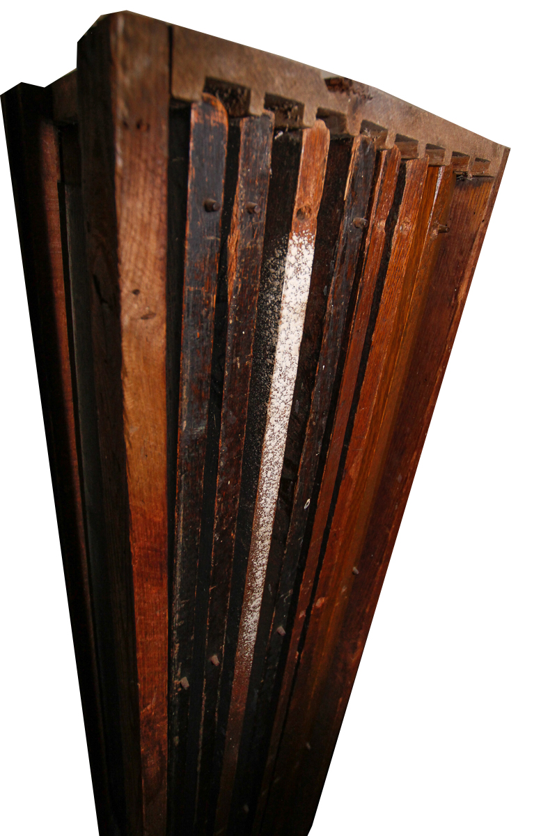 Antique Oak Pedestal Dining Table