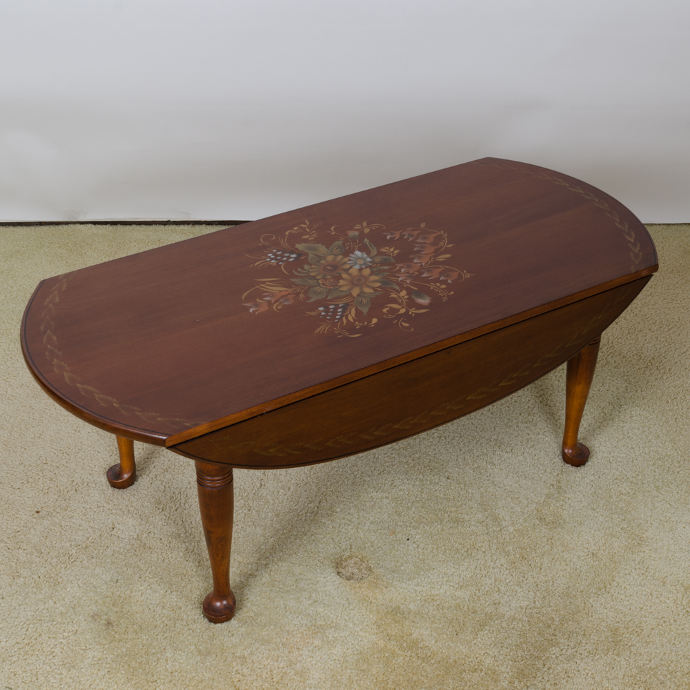 Drop Leaf Coffee Table by Hitchcock