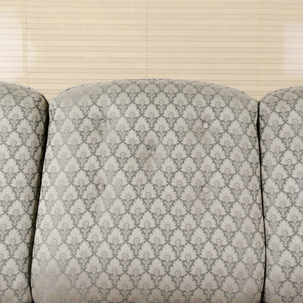 Green Patterned Sofa