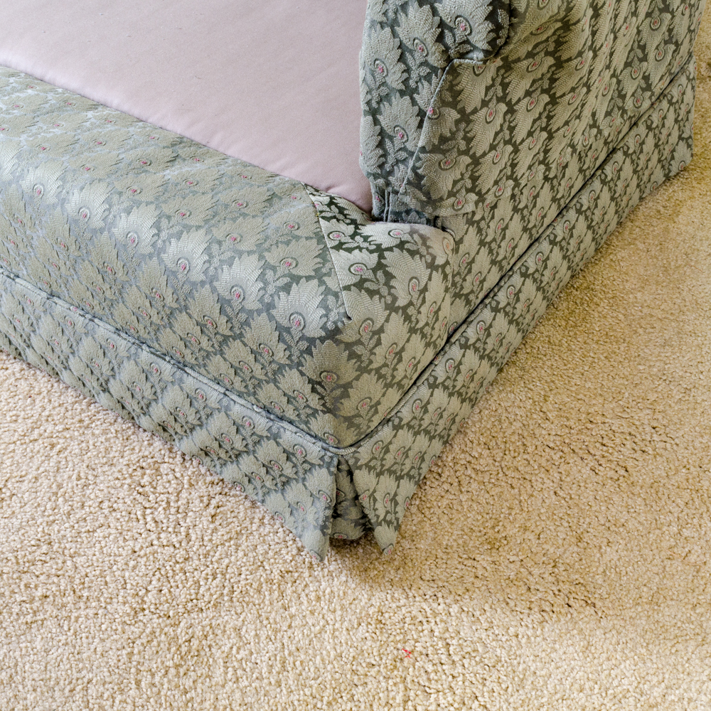 Green Patterned Sofa