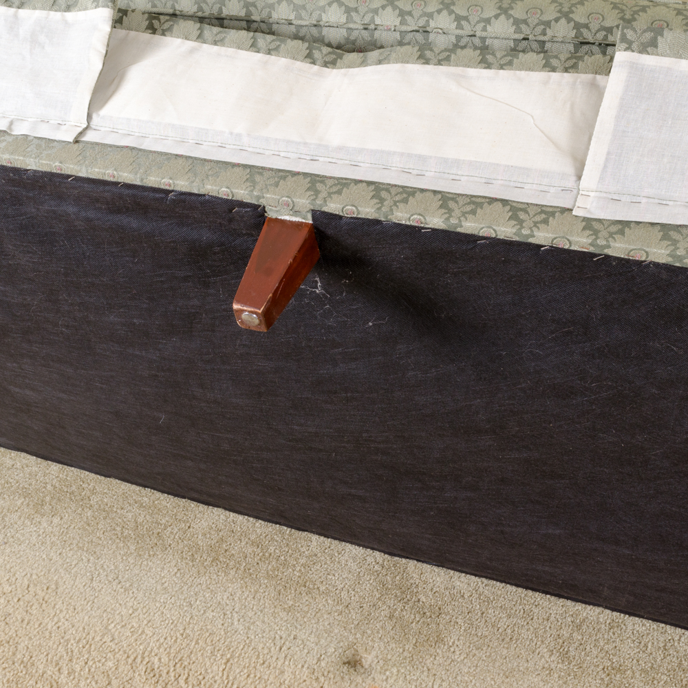 Green Patterned Sofa