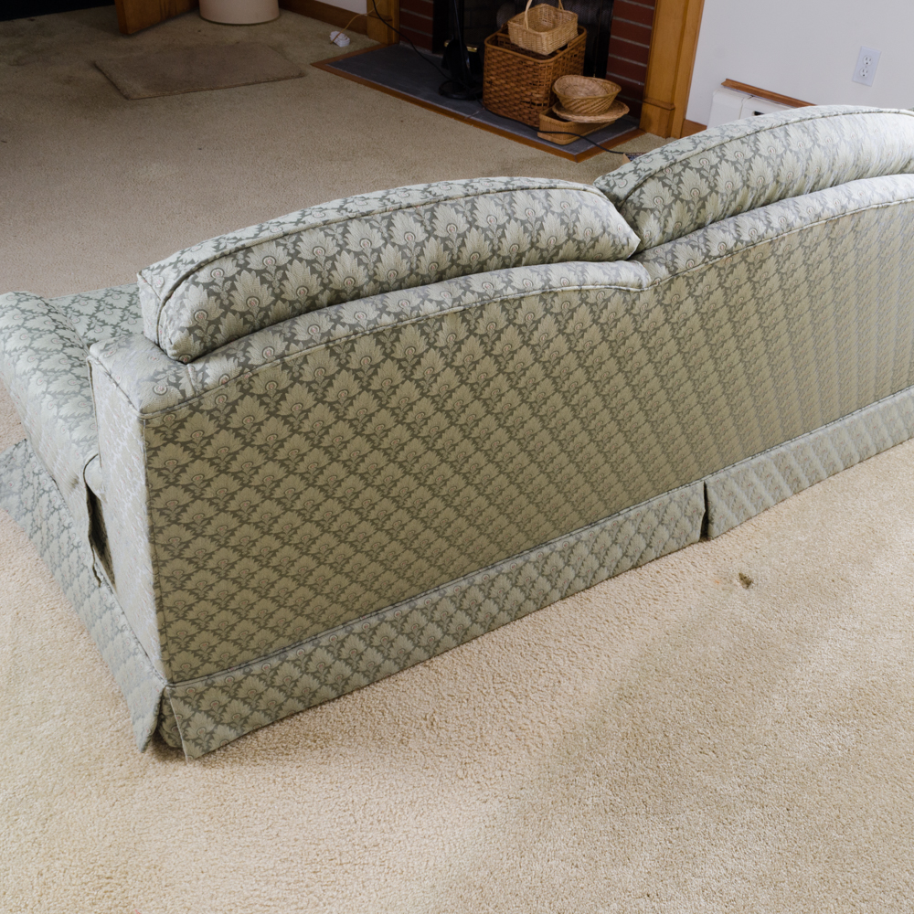 Green Patterned Sofa