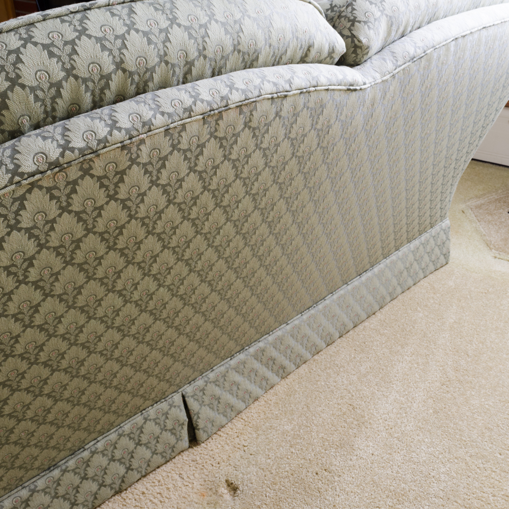 Green Patterned Sofa