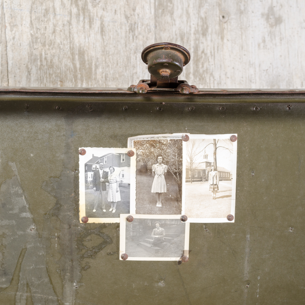 Vintage USMCR Travel Trunk