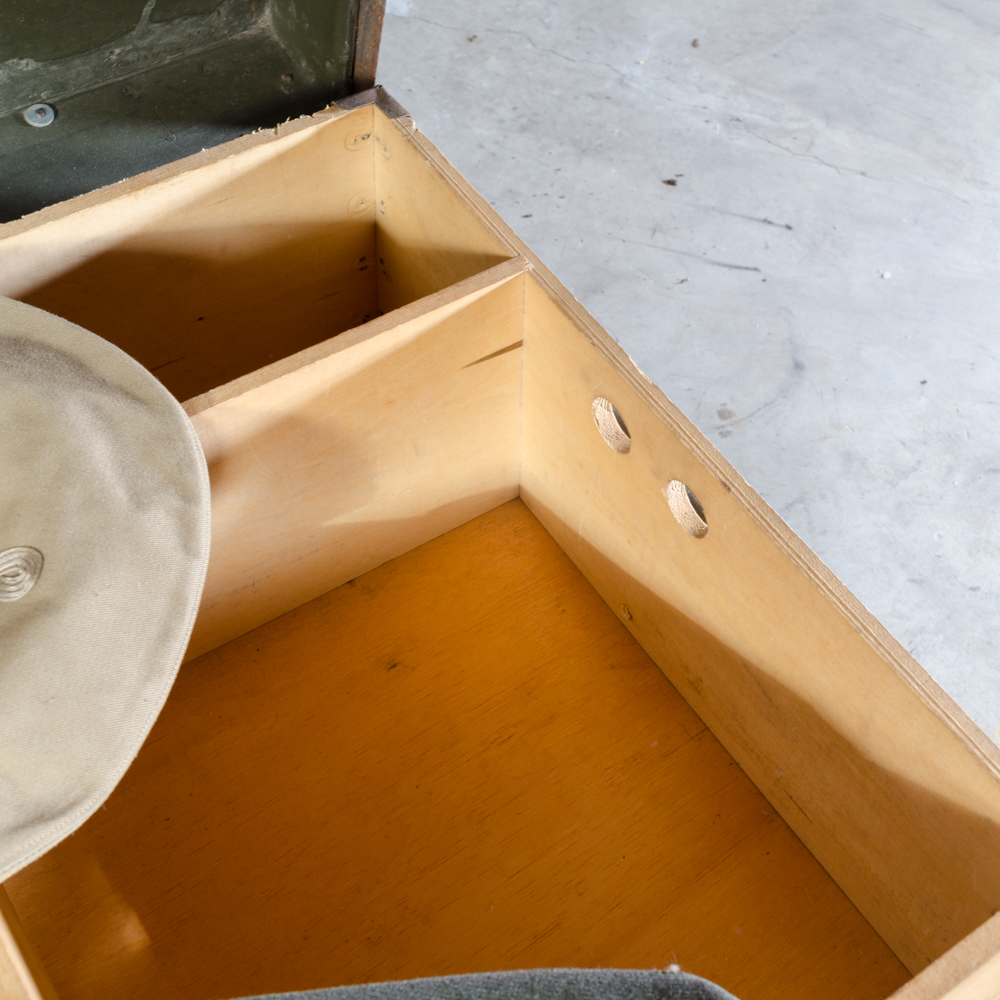 Vintage USMCR Travel Trunk