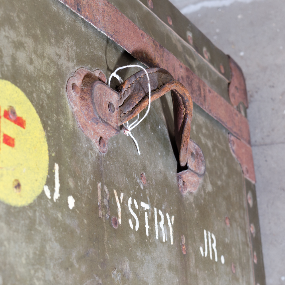 Vintage USMCR Travel Trunk