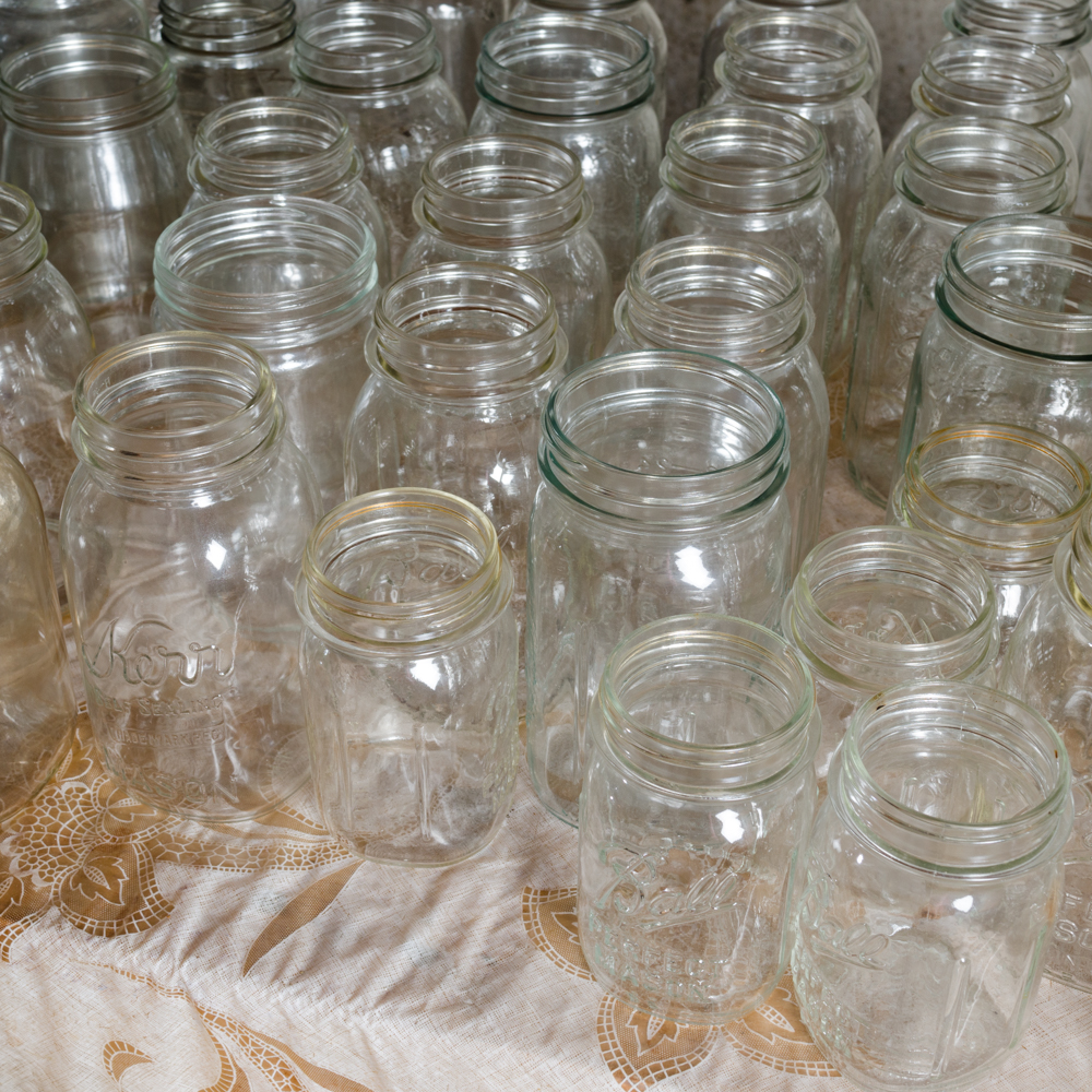 Large Mason Jar Collection