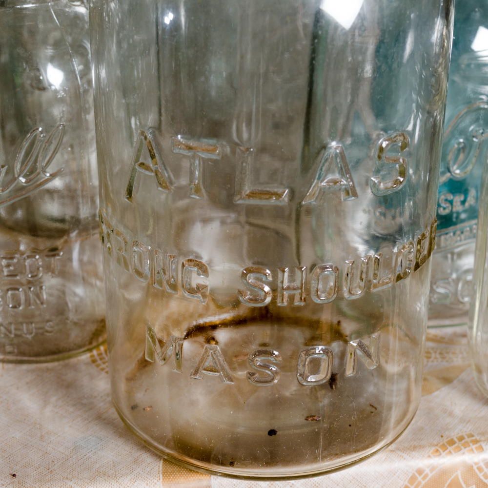 Large Mason Jar Collection