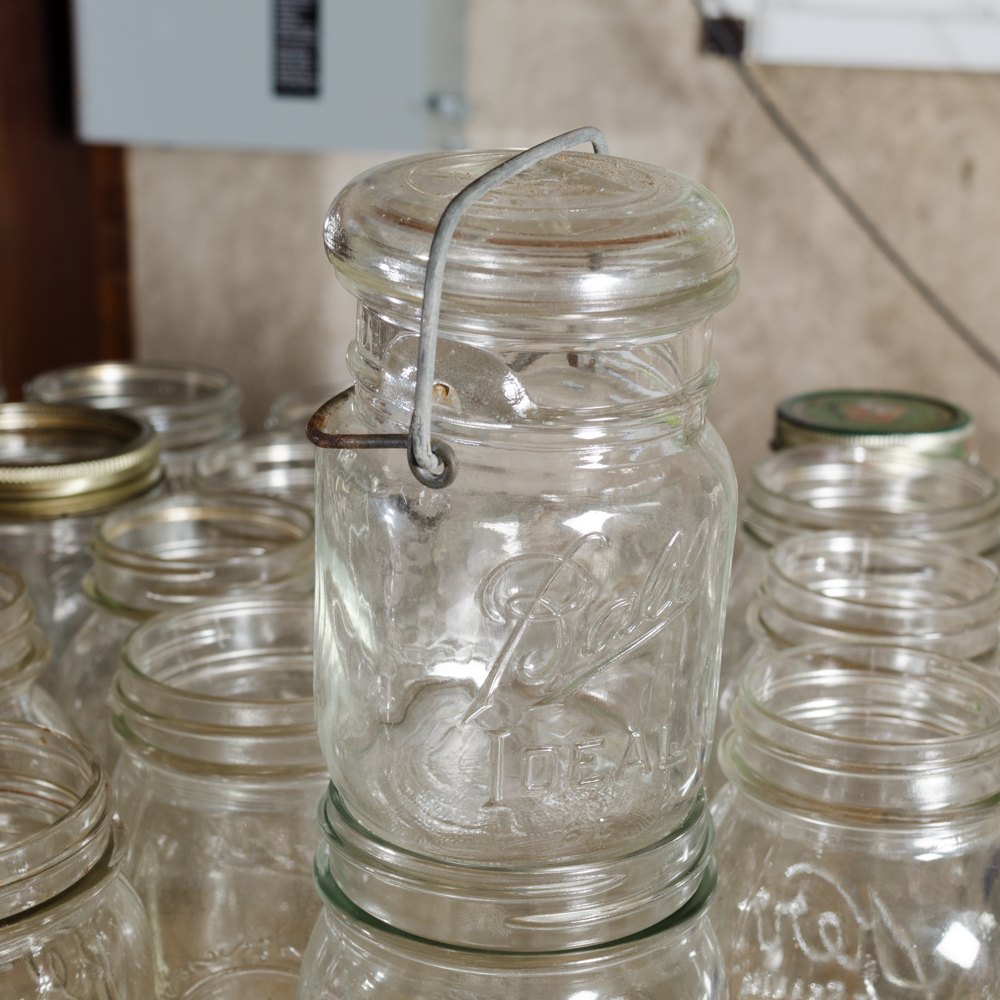 Large Mason Jar Collection