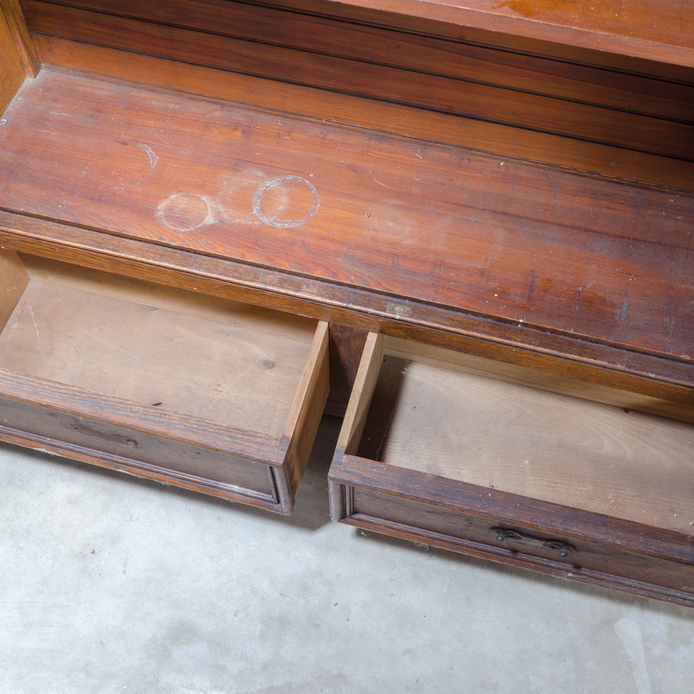 Oak Cupboard with Drawers
