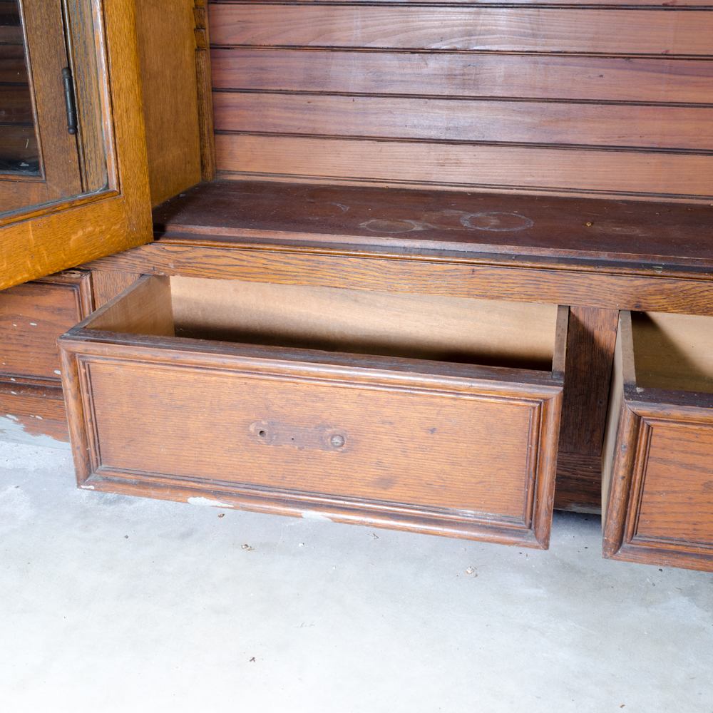 Oak Cupboard with Drawers